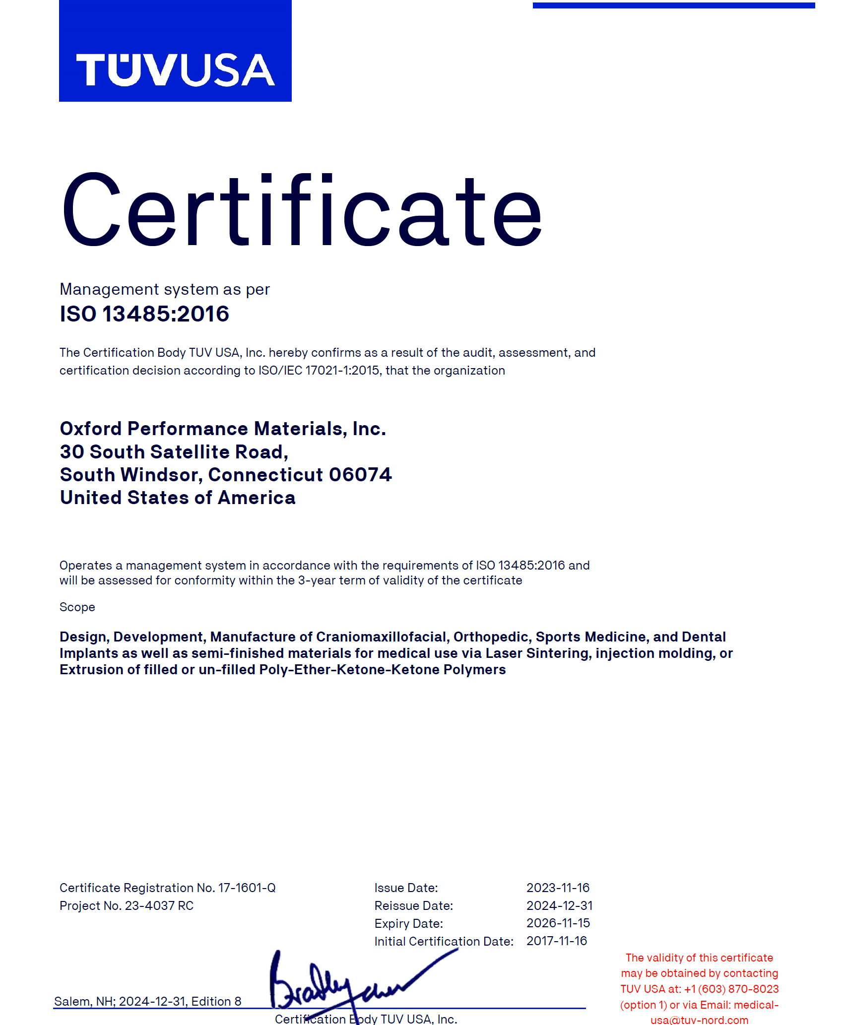 Quality | Ensure Industry Standards Today — Oxford Performance